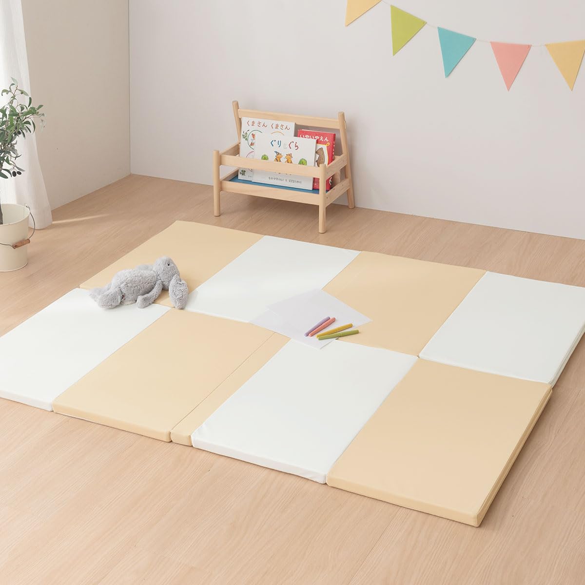 Amazon.co.jp: ぼん家具 プレイマット 赤ちゃん シームレス 抗菌 防音